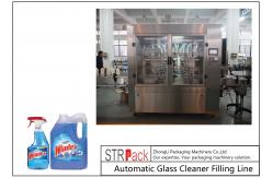 China Multifunctional Glass Cleaner Liquid Soap Filling Machine Automatic Liquid Filling Line supplier
