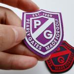 Silicone Printing Clothes Main Label Design , Brand Name Clothing Garment Labels for sale