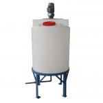 Rotational Poly Plastic 100 Gallon Mixing Tank With Agitator for sale