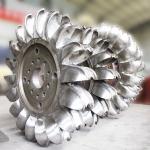 Hydropower Pelton Turbine Generator 100kw-50mw IP54 Brushless/Thyristor 5-50t Weight for sale