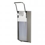 Medical Standard Elbow Operated Soap Dispenser 1000ml Capability Metal Color for sale