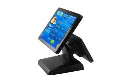 China J3710 15 Inch Windows POS System Dual Panel All In One Touch Screen supplier