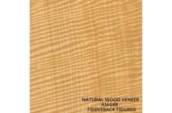 China Musical Instruments Africa Anegre Figured Wood Veneer Fiddle Back Grain 0.5mm supplier