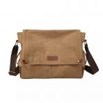 Vintage Leather Waterproof Messenger Bag Anti Abrasion Durable for sale