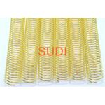 4:1 Gold 12 Plated Spiral Bound Coil