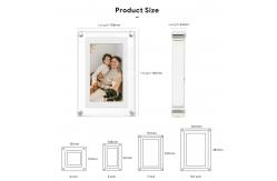 China 10 inch Acrylic Digital Photo Frame LCD IPS Screen desktop Video Display supplier