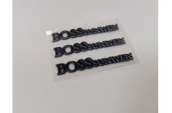 China Clothing 3D Printing Labels Silicone , Heat Transfer Labels With Embossing Technics supplier