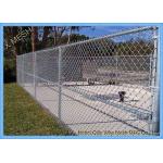 2 Inches PVC Coated Security Diamond Wire Mesh Chain Link Fence for sale