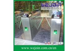China Intelligent Flap Barrier with 304 Stainless Steel Housing and Bidirectional Passing supplier