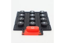 China Matte/Glossy Surface Silicone Rubber Keypads With Optional Backlight supplier