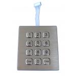 12 keys dot matrix Dynamic  IP67 waterproof outdoor metal keypad for industrial phone for sale