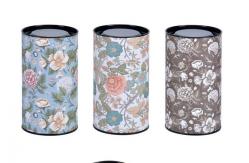 China Customised Movable Metal Lid Foil Lining Paper Cans Packaging fOR Food Tea supplier