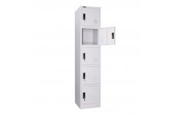 China Cyber Lock Five Door Steel Locker Metal Employee Locker Gym Locker supplier