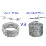 OEM Cross Iron 45cm 0.5mm Concertina Razor Wire for sale