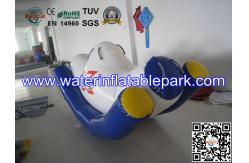 China Blue Funny inflatable Seesaw , Kids Inflatable Water Park 2m - 3m length supplier