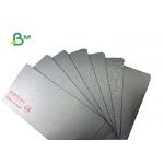 Wine Red Laminated Metalized Paper Board Grained Silver / Gold