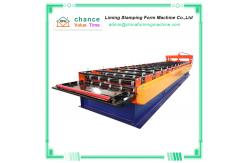 China Customized Profiles Metal Roof Making Machine/Trapezoidal Roofing Panel Roll Forming Machine supplier