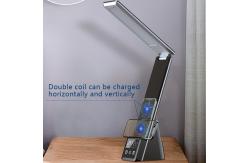 China Multifunction PC ABS Custom Wireless Charger With Alarm Clock supplier