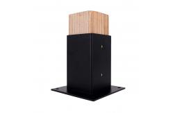 China DIY Elevated Wood Stand Bracket Kit Materials Avaliable Q235B and 4x4 Steel Brackets supplier
