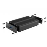 Alloy 6063 Anodized Industrial Aluminum Profile Extrusion For Electrical Cover