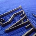 3D Silicone Printing Heat Transfer Logo Garment Labels Silicone Badge for sale