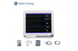 China Multi Parameter Patient Monitor ECG HR RESP SPO2 NIBP Temp supplier