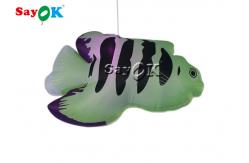 China Festive Commercial 2m Inflatable Decoration Tropical Fish With LED supplier