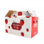 Fresh Fruit Vegetable Box Packaging Corrugated Carton Recyclable for sale