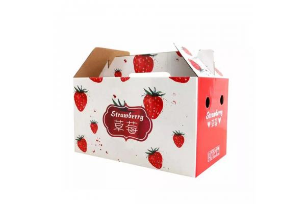 Fresh Fruit Vegetable Box Packaging Corrugated Carton Recyclable