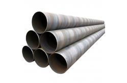 China ERW Welded Galvanized Pipe Customized Spiral Welded Carbon Steel Pipe 6m supplier