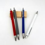 Aluminum Barrel Soft Coating Soft Touch Press Ballpoint Pen School Stationary
