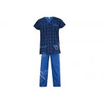 Blue Protective Work Clothing Scrub Suit For Men Reversible Short Sleeve Top Long Pants for sale