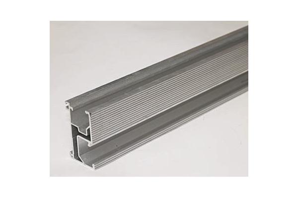 Silver Solar Roof Mounting Rail With Anodized AL600-T5 Aluminum