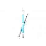 Smart Manual Eyebrow Tattoo Pen With Sterile Disposable Needles Blue