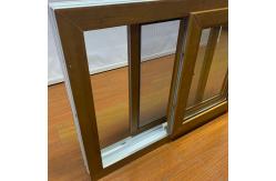 China Stains Resistant  Modern Pvc Vertical Sliding Windows Scratches Resistant  Pvc Wood Sliding Windows supplier
