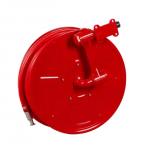 15m Length Spray Distance Fire Hose Reel Large Capacity Red Fire Hose Retraction Unit for sale