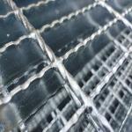 Hot-dip galvanized toothed steel grating platform step plate for sale