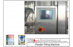 China Single Head Milk Powder Packing Machine High Precision For Tin Can / Bottle supplier