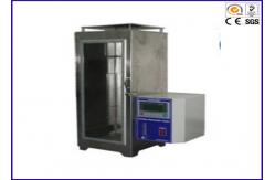 China Textile Fabrics Vertical Flammability Tester CFR 1615/1616 For Knitted Fabric supplier