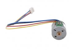 China Bipolar Drive 24V Micro Stepper Motor 20mm 2 Phase With Metal Gear supplier