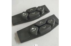 China 30 Shore A Painted Silicone Rubber Keyboard For Automotive Electronic Control supplier