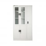 Modern Design Glass Door Filing Cabinet Metal Clothes Locker for sale