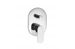 China OEM Embedded Wall Mounted Mixer Tap Bathroom Single Lever Shower Mixer supplier