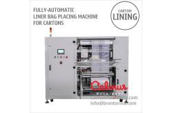 China Case Liner Polybag Inserting Machine for Bulk Box Packaging supplier