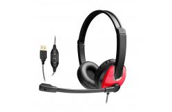 China Business USB Plug Noise Cancelling Headphones Wired Gaming Headset supplier