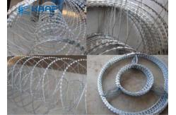 China Custom Concertina Wire Fencing Straight Blade Netting Protection For Security Windows supplier