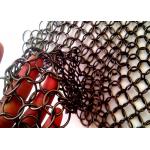 1.2mm Dia10mm OD Decorative looped Metal Ring Mesh For Lamp Cover By Custom made for sale