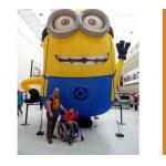 Inflatable advertising Minions cartoon model for sale for sale