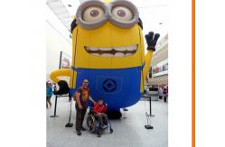 China Inflatable advertising Minions cartoon model for sale supplier