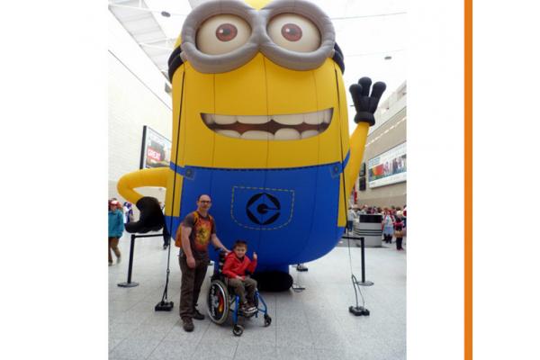 Inflatable advertising Minions cartoon model for sale